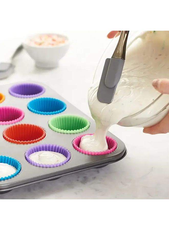 48 Piece Cake Pan Set High Temperature Carbon Steel Non Stick Baking Molds - Image 5
